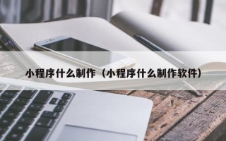 华容小程序什么制作（小程序什么制作软件）