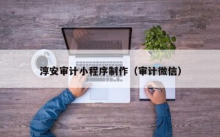 华容淳安审计小程序制作（审计微信）