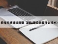 华容教程网站建设需要（网站建设需要什么技术）